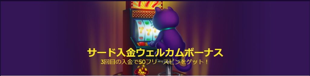 バオカジノ3回目入金ボーナス